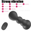 Wibratory bezprzewodowe zdalne sterowanie masażerem prostaty Pochwa Kaliki kulkowe nadmuchiwane rozszerzone wtyczka Anal Vibrator Sex Toys dla mężczyzn kobiety
