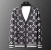 Su￩teres masculinos Cardigan Puff Dress New Luxury Fashion Mody V maconha preta Black Korean Casual Casual Jaqueta