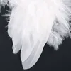 Weihnachtsdekorationen 10 PCs Weiße Vintage Feder hängende Engel Wings Baum Ornamente Topper