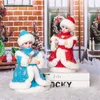 Christmas Decorations 30cm Christmas Decoration Girl Dolls Sing and Dance Plush Characters Kids Toys Birthday Gifts For Xmas Home Year Ornaments 220921