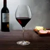 Copos de vinho 2pcs / conjunto com caixa europeia cristal bordeaux / bordô cálices domésticas casamentos el decoração