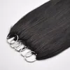A nova extensão de cabelo humano de penas de segunda geração linha dupla invisível confortável usando cabelo indiano longo e reto feito à mão