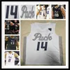 WSKT Custom NCAA NCAA Nevada Wolf Pack koszulka koszykówki college'u zszyta Caleb Martin Jalen Harris Lindsey Drew Johnson Cody Caroline White Black