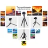 Stativ Portable Professional Aluminium Travel Monopod Ball Head Compact för DSLR Camera Tripod Long Phone