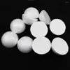 Party Decoration Modeling Styrofoam Foam Hemisphere Decor Easter Kids Craft 10cm 10st White