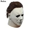 Party Masks Bulex Halloween 1978 NICHAEL Myers Mask Horror Cosplay Costume Latex Props for Adult White High Quality 220921290n