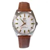 손목 시계 36mm 클래식 레트로 상하이 Jiefang Manual Mechanical Watch 방수 스테인리스 스틸 남성 럭셔리 남성 Reloj para Hombre