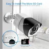 Camcorders Беспроводная камера 1080p Night Vision Wi -Fi IP Outdoor Suplalance Dropship