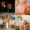 Decoração de festa 2pcs Balão de flores Welcome Sign Billboard Arch Arch Frame com mesa de pedestal para cenários de aniversário de casamento