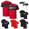 T-shirt des fans de F1, T-shirt de l'équipe rouge de Formule 1, costume de course, maillot de sport automobile, manches courtes, été, décontracté, surdimensionné, imprimé, 2023