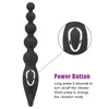 Anal Toys Silicone 7 Fréquence Pull Ring Plug Vibrator Butt Formation Perles Sexe Pour Hommes Femmes Boutique 220922