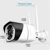 Camcorders Беспроводная камера 1080p Night Vision Wi -Fi IP Outdoor Suplalance Dropship