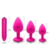 Giocattoli anali Plug Butt per donna uomo morbido silicone 3 diverse dimensioni vibratore a proiettile sessuale unisex gay adulti 220922