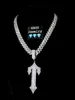 Trapstar Full Diamond Necklace Pendant Hip Hop Rap Dril Customized Same Centralcee Exclusive4937967