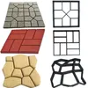 Andra trädgårdsbyggnader Walk Pavement Mold Diy Manuellt Paving Cement Brick Stone Road Concrete Molds Path Maker Reusable 220921