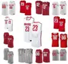 Sj NCAA College Ohio State Buckeyes Basketball Jersey 23 James 24 Andre Wesson 25 Kyle Young 27 Fred Taylor Cousu sur mesure