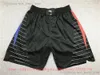 Classique rétro Leonard Basketball George Shorts Just Don Pocket Jackson Short Hip Pop Pantalon avec poches Zipper Sweatpants Kennard