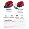 Cycling -Helme Batfox Fahrradhelm Männer Frauen Radsporthelm MTB Bike Helm Pink Mountain Road Cycling Outdoor Sports Ultraleichte Helme T220921