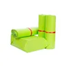 Presentförpackning 100 st/packa grön färg express postpåsar vattentätt poly självförsegling postväska förtjockar pe plastförpackningsbanan