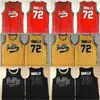 SJ Biggie Smalls #72 Bad Boy Notorious Big Movie Jersey Herren 100% gen￤htes Basketballtrikot