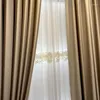 Cortina nórdica sencilla y lujosa, hermosas cortinas modernas de alta calidad, opacas, personalizadas, para sala de estar, comedor y dormitorio