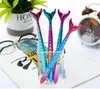 8pcs Cool Mermaid Pen Cute Cartoon Creative Signature Ink Pens Pens School Supplies Difts Kawaii Funny Office Stacyary