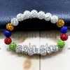 Strand Fashion Order of the Eastern Star Society Logo Oes Alfabet Charm Tag Handmade Bead Armband325S