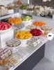 Fournitures de fête 10pcs gâteau barre colonne dessert table buffet faveurs de mariage artisanat pièce maîtresse maison El fête nourriture boissons porte-fruits