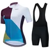 Cykeltröja sätter Salexo Women Summer Cycling Jersey Breattable Mtb Bicycle Cycling Clothing Mountain Bike Wear Clothes Maillot Ropa Ciclismo 220922