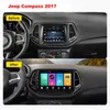 Android 10 Car Video Dvd Player for Jeep Compass-2017 Radio Multimedia Audio Stereo Gps System Bt