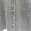Поло вязаные свитера кардиган для женщин с металлическими буквами дизайнерские топы модного бренда. Пуловер свитер.