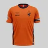 Laufsets Benutzerdefinierte Fußballbekleidung Milch Baumwollhemd Jersey Niederlande Männer T-Shirt Plus Size Rhude Übergroße Darc Sport Lässige Mode 220922