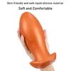 Giocattoli anali Morbido silicone liquido Oversize a forma di uovo Plug anale Dildo Grande dilatatore anale Butt plug Stimola l'ano Giocattoli sessuali per donne Uomini BDSM 220922