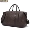 HBP Duffel Bags New Wear-resistant Pu Travel Business Style Solid Color Outdoor One Shoulder Luggage Storage 220920