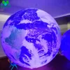 2M LED Giant Inflatible Planet Balons Earth Moon Ball Jowisz Saturn Uran Neptune Mercury Venus for Party Decoration