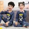 Pajamas Baby Kids Sets Cotton Boys Sleepwear Suit Autumn Girls Long Sleeve Pijamas Tops Pants 2pcs Children Clothing 220922