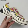 Xvessels/Vessel Jianhao Hip Wu Shoes Hop Dance 3 Co branded Red Colored Tie Dyed Low rise Canvas Beggar for Men and Women