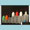 Packing Bottles Fast Soft Style Needle Bottle 5/10/15/20/30/50 Ml Plastic Dropper Child Proof Caps Ldpe E Cig J Otqut