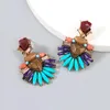 Dangle Earrings Brown Retro Women Bohemian Vintage Exquisite Pendant Drop 2022 Chic Statement Bijoux Jewelry HT222