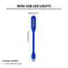 Portable DC 5V 1.2W Mini USB LED Lumière Flexible Ultra Lumineux Lecture Night Spot Lampe Pour Power Bank PC Portable 9 Couleurs
