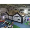 Giant Inflatable irish bar Pub tent log cabin Concession Stands oxford VIP lounge House party station For UK/USA/AU/CA/FR