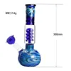 Colored Painting Glass Bongs Smoking Pipes Recycler Percolator Spiral Pipe Filtration Hookah Dab Rigs Wholesale