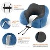 Pillow Soft U Shaped Memory Foam Neck Pillows Travel Massage Slow Rebound Space Sleeping Airplane Healthcare Bedding