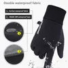 Cinco dedos Luvas Esportes ao ar livre Tela de toque de toque Men, dirigindo motocicleta Snowboard NONSLIP SKI Warm Fleece For Women 220921