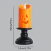 Abbigliamento per cani Halloween Candle Light LED stick Lamp Ornamenti Puntelli Happy Party Zucca Decorazione colorata 220921