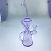 Nieuwe waterpijp paarse lolly lolly dikke bedwelmende bubbler bong oli rig beker pijp bongs waterbongs