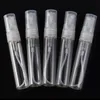 2 ml 3 ml 5 ml 10 ml transparent minisprayflaska tom klar påfyllningsbar reseparfymatomizer 5000 st/parti