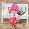 8см детские игрушки Dolls Soft Interactive Baby Doll Toy Mini for Girls Gift Hat Beauty Pendant Backpack Мобильные подвески делают ребенка более модным ZM922