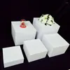 Party Supplies 5PCS Luxury White Metal Cake Cookie Bread Candy Fruits Shop Ornaments Wedding Favors Birthday Gifts Arrival Display Stand