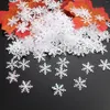 Christmas Decorations 300pcs/lot Snowflakes Confetti Artificial Snow Xmas Tree Decoration For Home Window Decor Wedding Party Toss